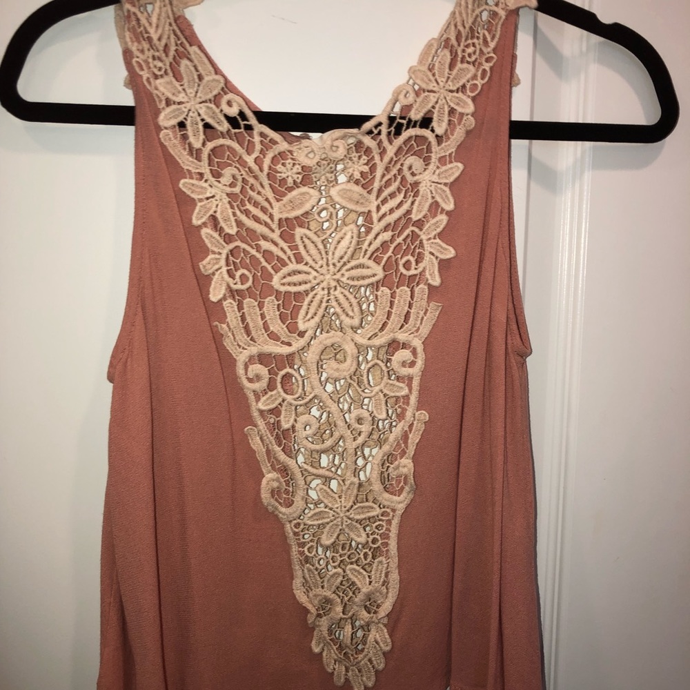 Lace blouse top
